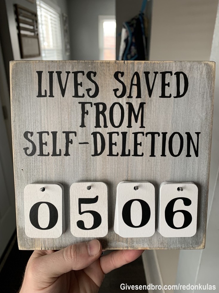 A special thanks to Rob for purchasing this to hang up in the Lair!